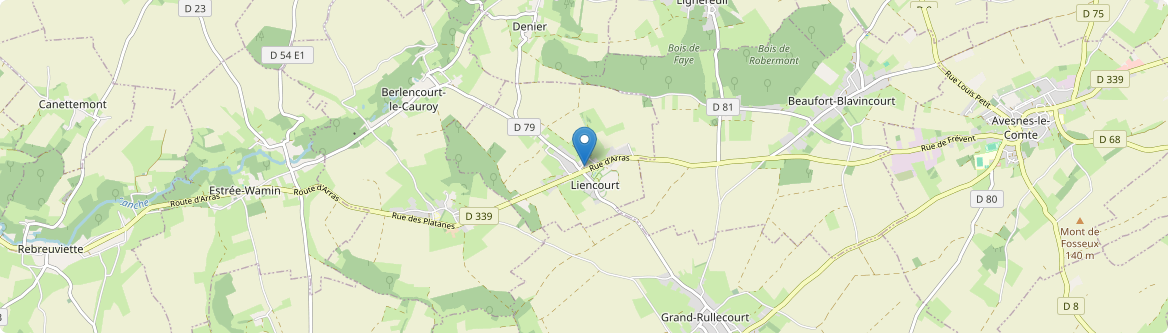Liencourt - Carte
