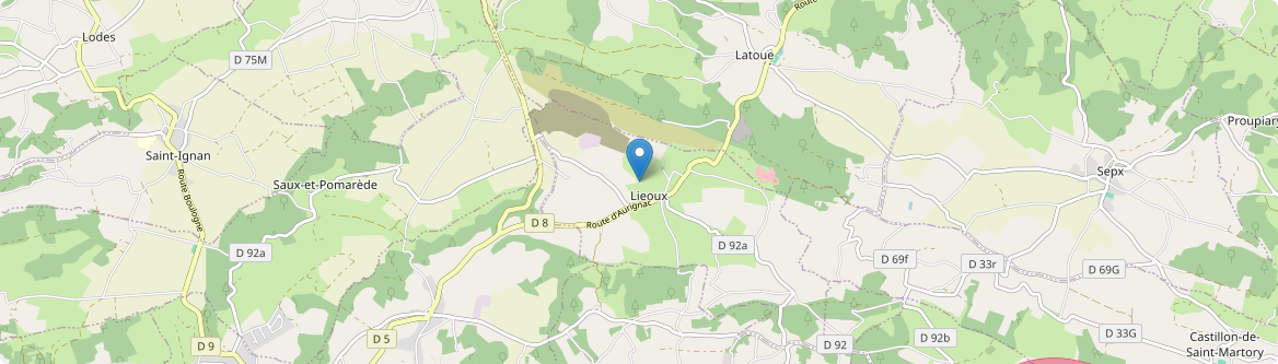 Lieoux - Carte