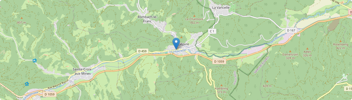 Lièpvre - Carte