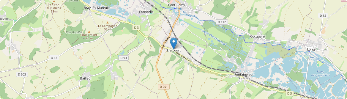 Liercourt - Carte