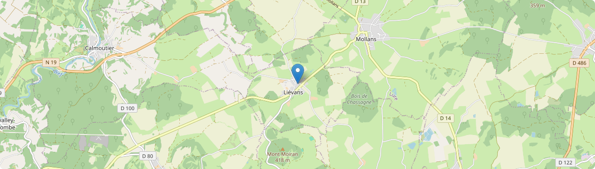 Liévans - Carte