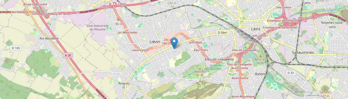 Liévin - Carte