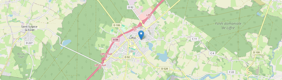 Liffré - Carte