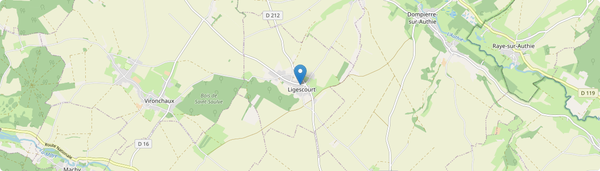 Ligescourt - Carte