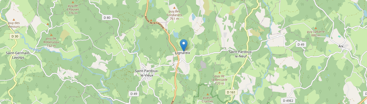 Lignareix - Carte