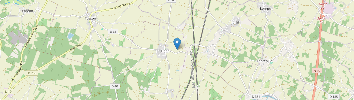 Ligné - Carte