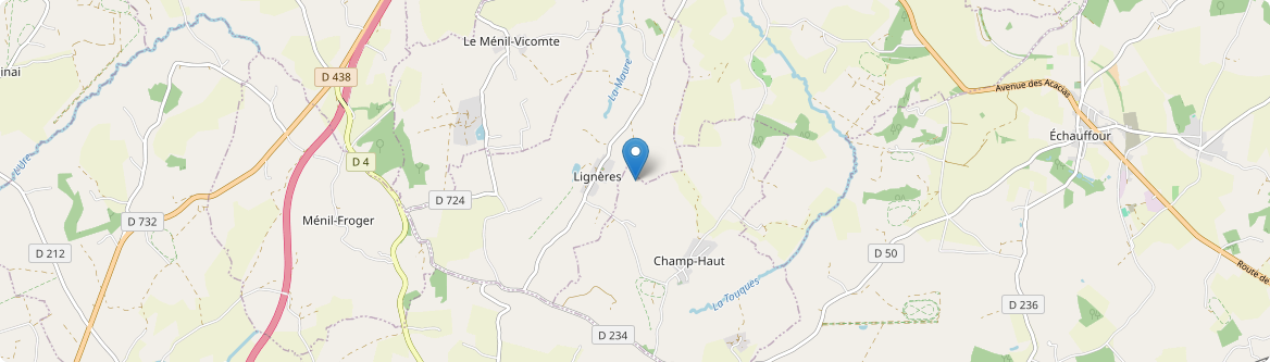 Lignères - Carte