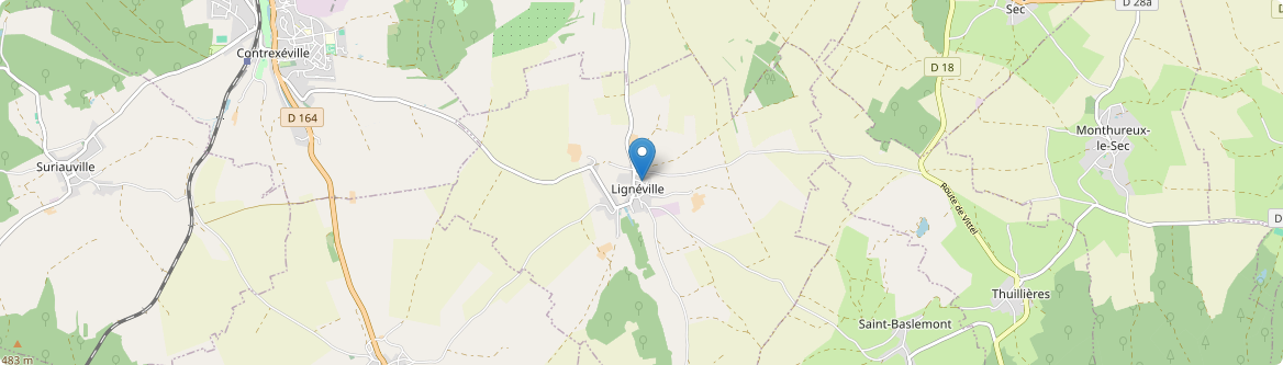 Lignéville - Carte