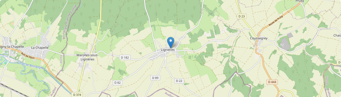 Lignières - Carte