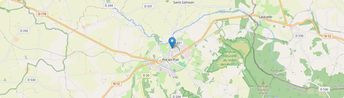 Lignières-Orgères - Carte