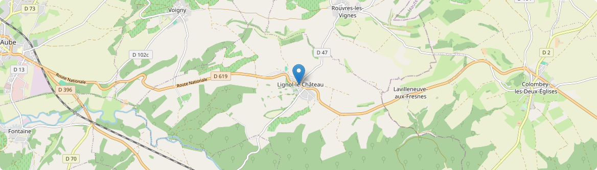 Lignol-le-Château - Carte