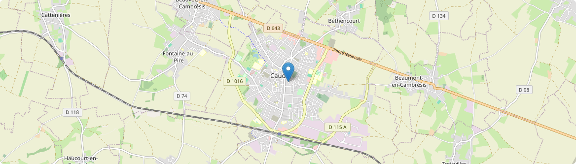 Ligny-en-Cambrésis - Carte