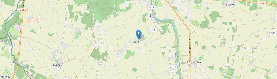 Ligré - Carte