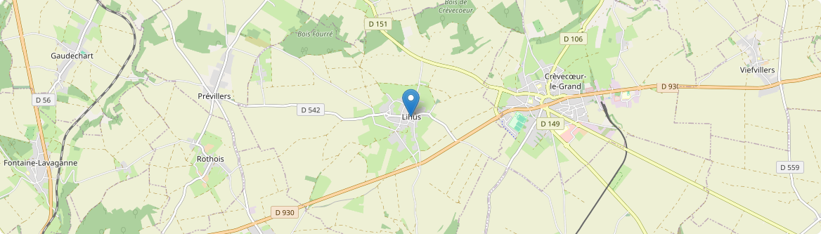 Lihus - Carte