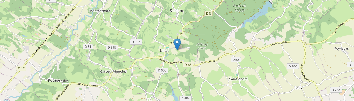 Lilhac - Carte