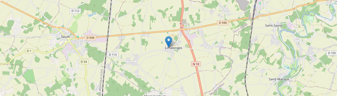 Limalonges - Carte
