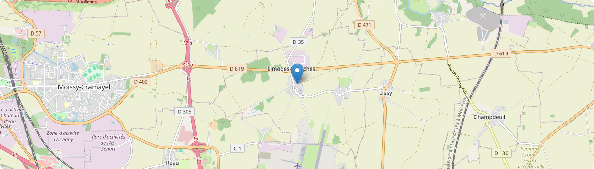 Limoges-Fourches - Carte