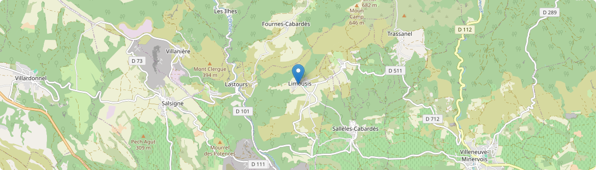 Limousis - Carte