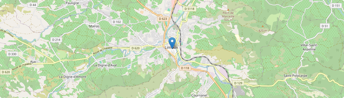Limoux - Carte