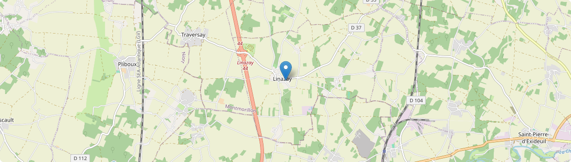 Linazay - Carte