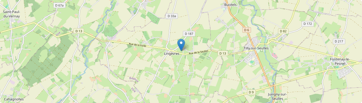 Lingèvres - Carte