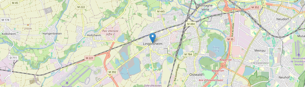 Lingolsheim - Carte