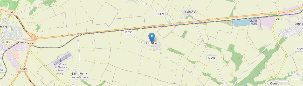 Linthelles - Carte