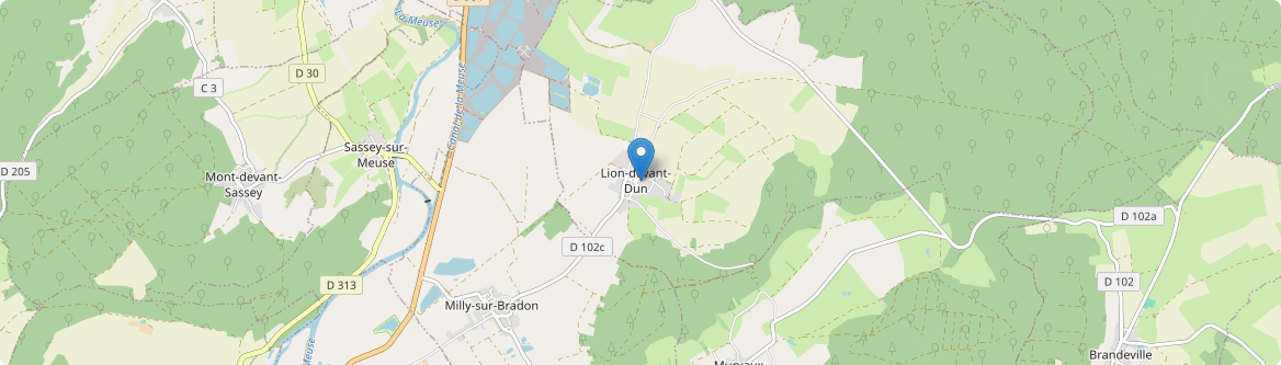 Lion-devant-Dun - Carte