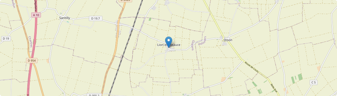Lion-en-Beauce - Carte