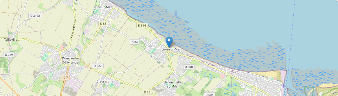 Lion-sur-Mer - Carte