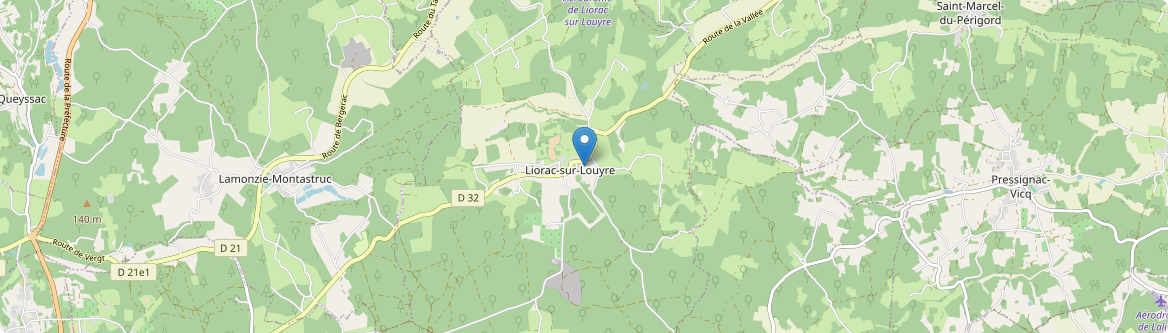 Liorac-sur-Louyre - Carte