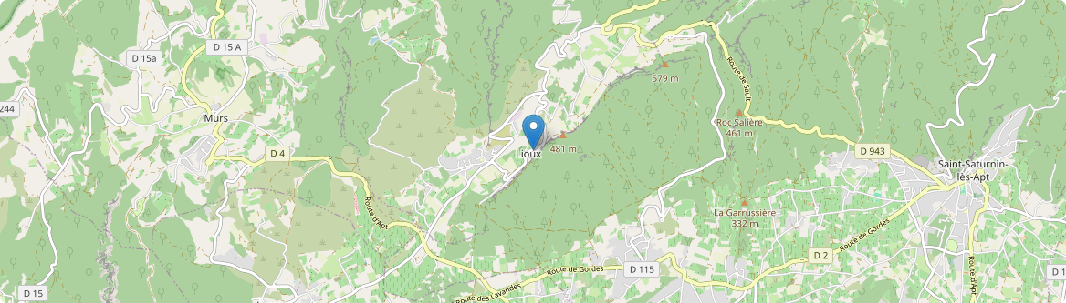 Lioux - Carte