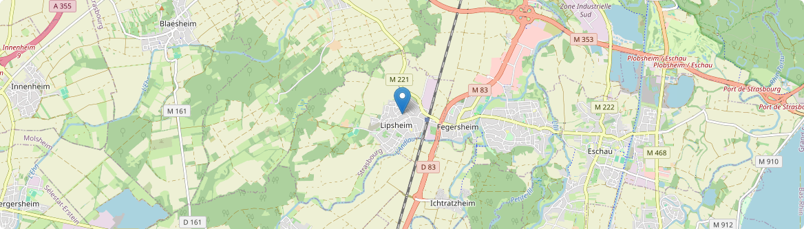 Lipsheim - Carte