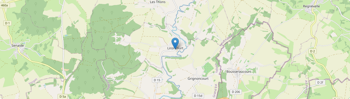 Lironcourt - Carte