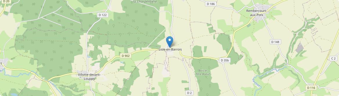 Lisle-en-Barrois - Carte