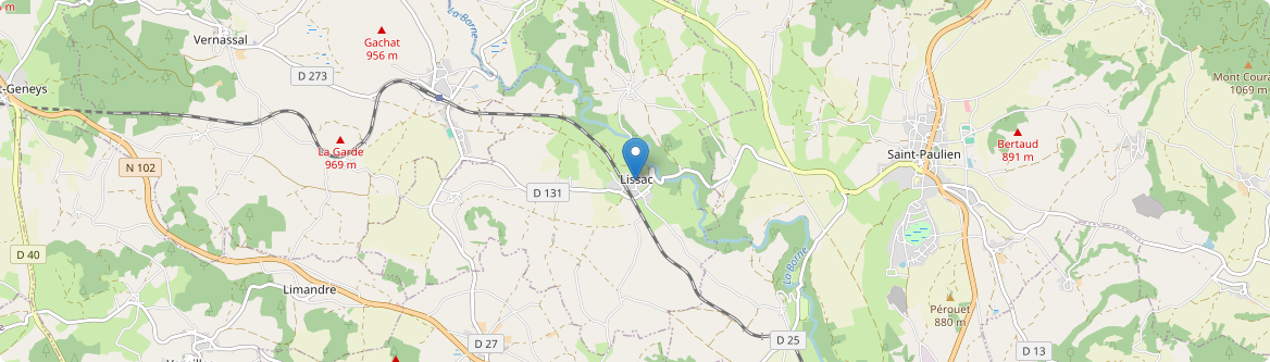 Lissac - Carte