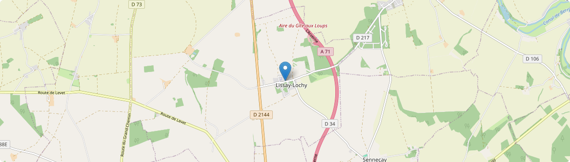 Lissay-Lochy - Carte