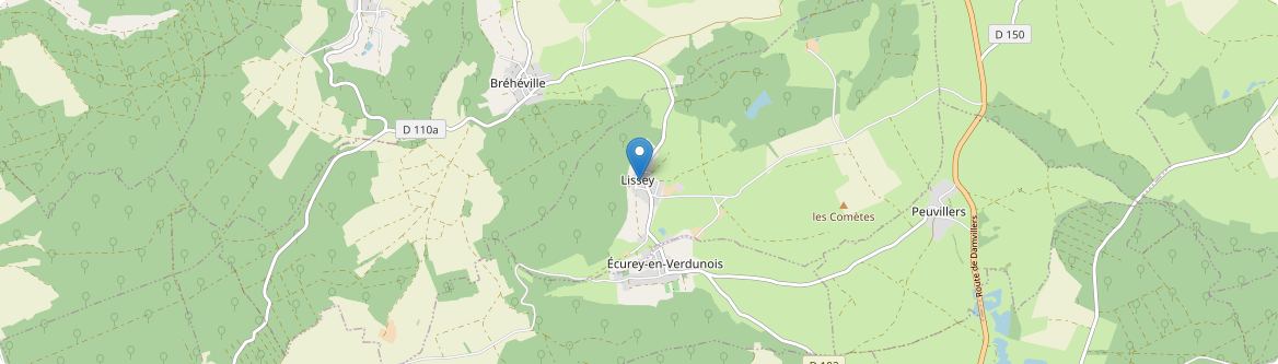 Lissey - Carte
