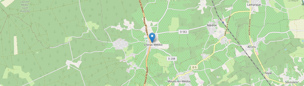 Listrac-Médoc - Carte
