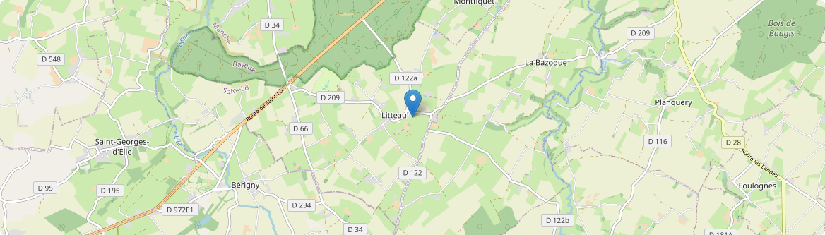 Litteau - Carte