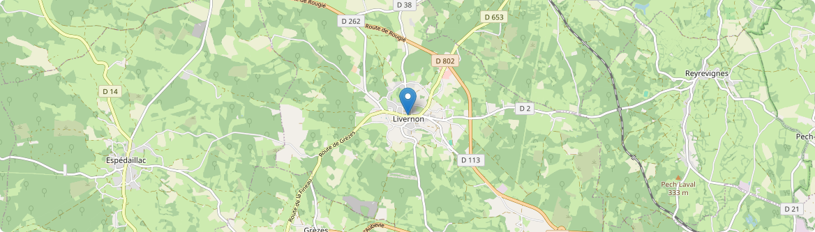 Livernon - Carte