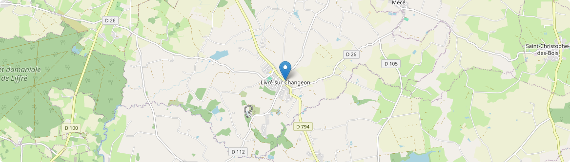 Livré-sur-Changeon - Carte