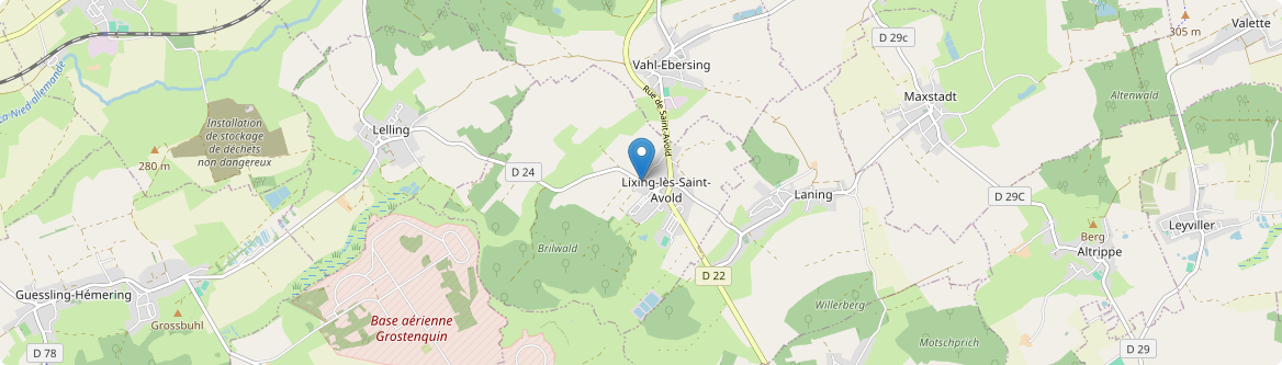 Lixing-lès-Saint-Avold - Carte