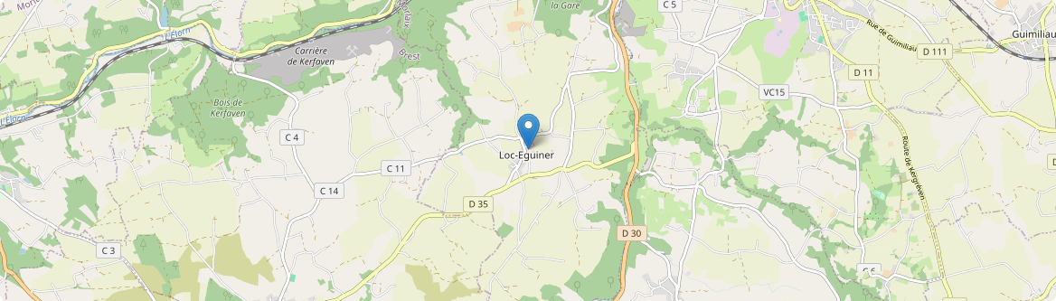 Loc-Eguiner - Carte