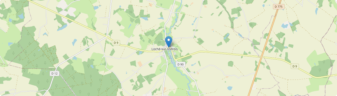 Loché-sur-Indrois - Carte
