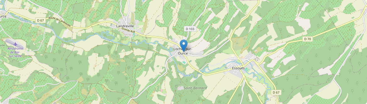 Loches-sur-Ource - Carte