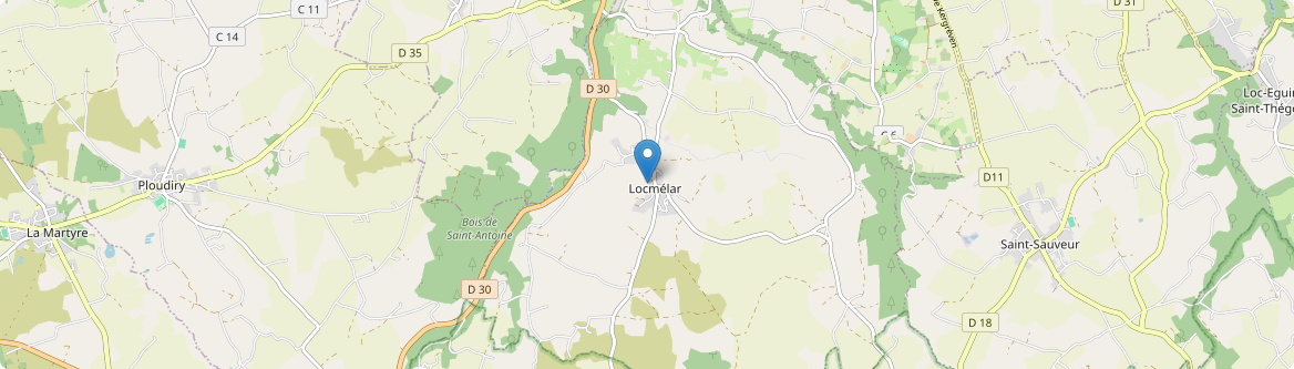 Locmélar - Carte