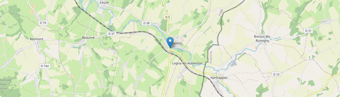 Logny-lès-Aubenton - Carte