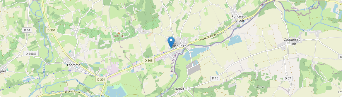 Loir en Vallée - Carte