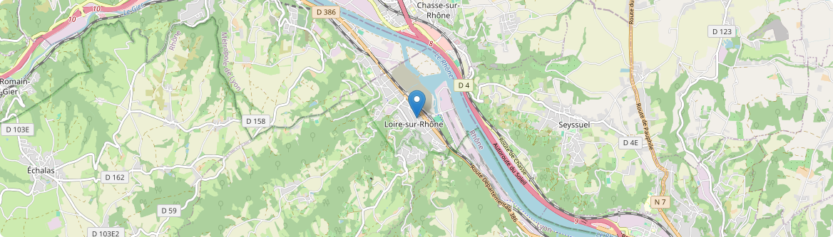 Loire-sur-Rhône - Carte